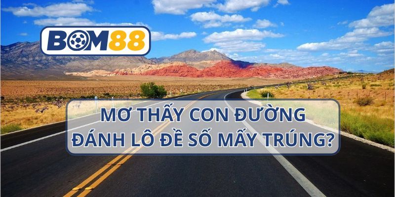 BOM88 Mơ thấy con đường là điềm báo gì ? Giải mã giấc mơ và con số liên quan cùng BOM88